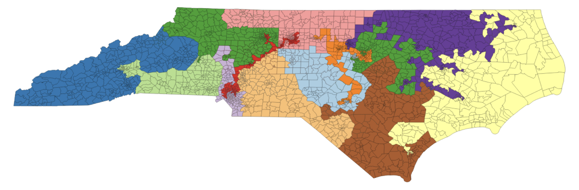 Image for "A Virtual ICERM Public Lecture: Quantifying and Understanding Gerrymandering - How a quest to understand his state's political geography led a mathematician to court"