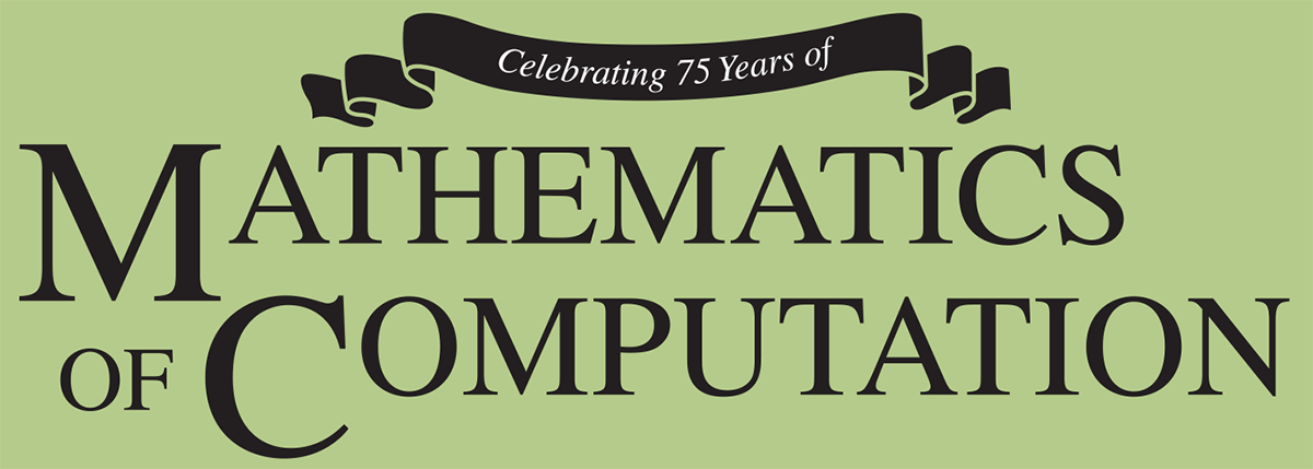 Image for "Celebrating 75 Years of Mathematics of Computation"